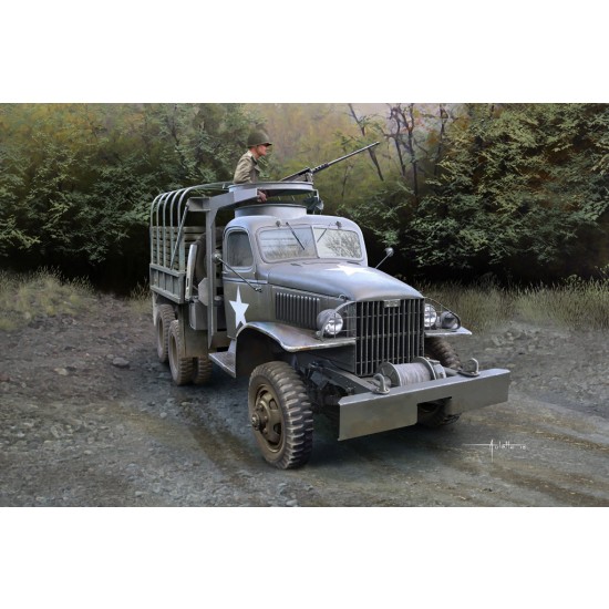 1/35 US GMC CCKW-352 Machine Gun Turret Version