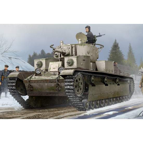 1/35 Soviet T-28 Medium Tank (Riveted)