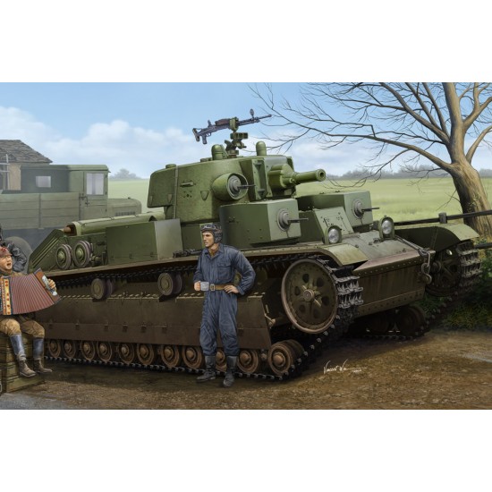 1/35 Soviet T-28 Medium Tank (Cone Turret)