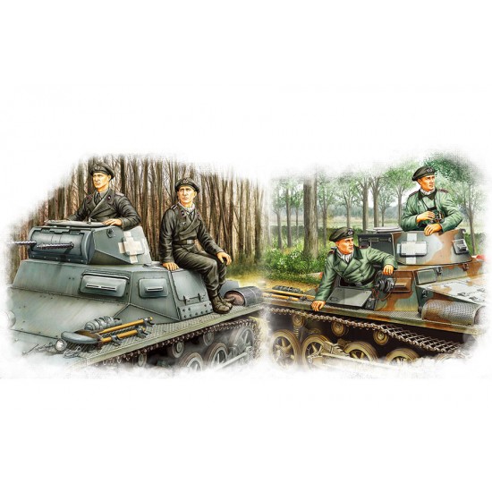 1/35 German Panzer Crew Set