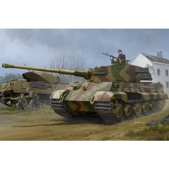 1/35 PzKpfw.VI SdKfz.182 Tiger II (Henschel 1944 Production) w/Zimmerit