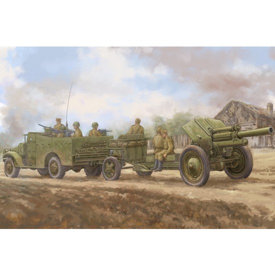 1/35 M3A1 (late version) Tow 122mm Howitzer M-30