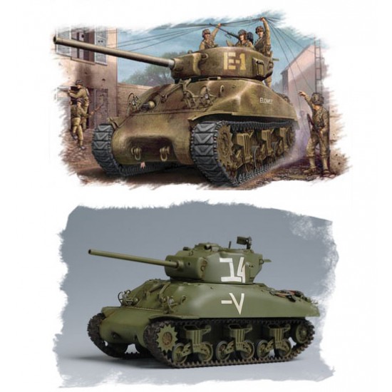1/48 US M4A1 76(W) Tank