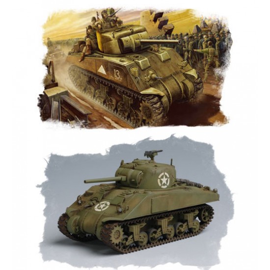 1/48 US M4 Tank (Mid - Model)