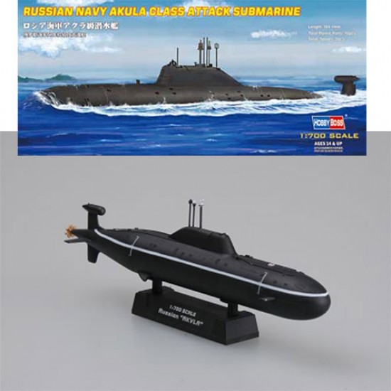1/700 Russian Navy Akula class Attack Submarine