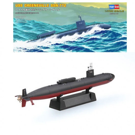 1/700 USS Greeneville SSN-772 Attack Submarine