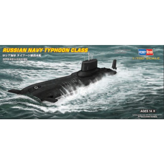 1/700 Russian Navy Typhoon Class Submarine