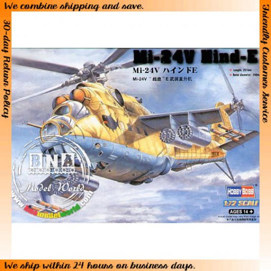 1/72 Mil Mi-24V Hind-E Helicopter