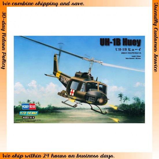 1/72 Bell UH-1B Huey Helicopter