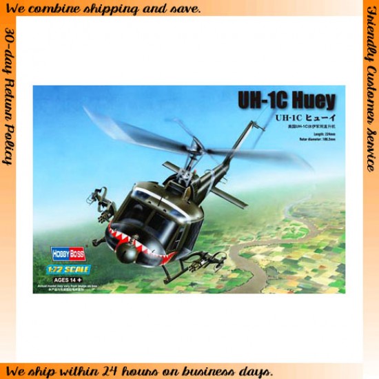 1/72 UH-1C Huey Helicopter