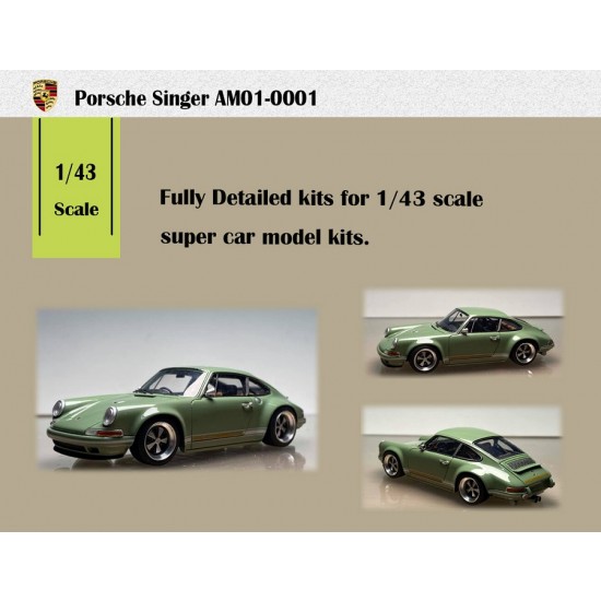 1/43 Porsche 911 Singer Vehicle Design Sports Car
