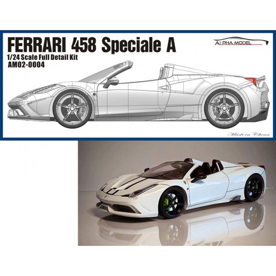 1/24 Ferrari 458 Speciale A (resin kit)