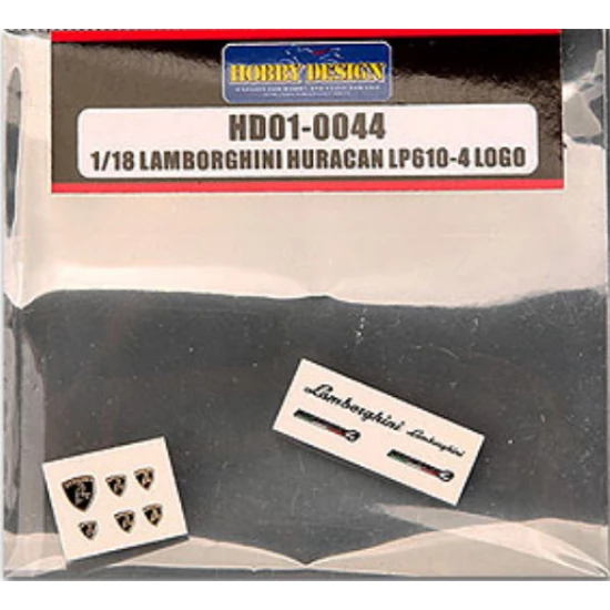 1/18 Lamborghini Huracan LP 610-4 Logo Stickers 