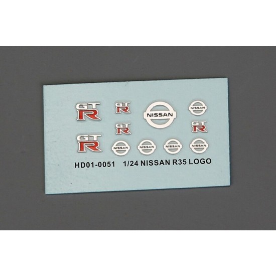 1/24 Nissan R35 Metal Logo