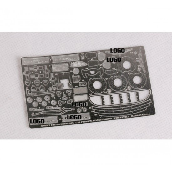 Photoetch for 1/24 Ferrari 612 Scaglietti for Revell