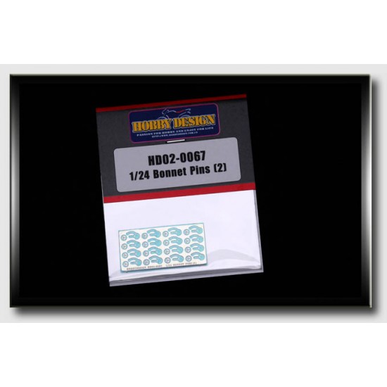Photoetch - 1/24 Bonnet Pins (2)