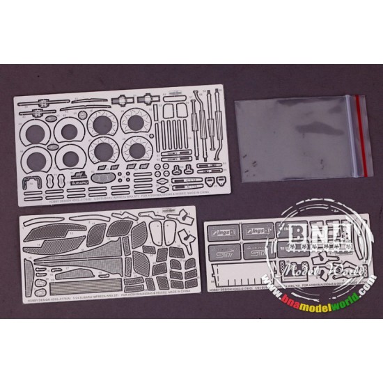 1/24 Subaru Impreza WRX STI Detail-up Set for Aoshima kit #050545&050552