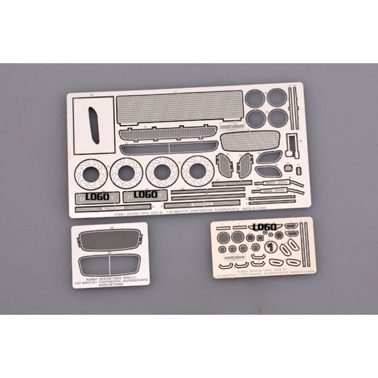 1/24 Bentley Continental Supersports Photo-Etched Detail-up set for Welly Diecast model