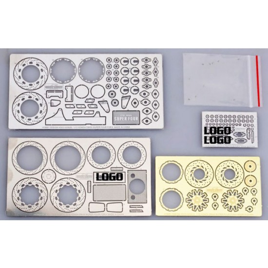 1/12 Honda CB400 Super Four Detail-up set for Aoshima 042152 kit (PE+Metal parts)