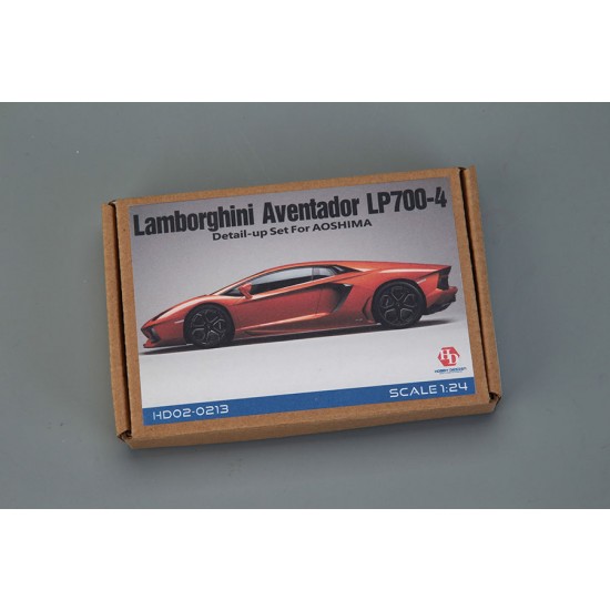 1/24 Lamborghini Aventador LP700-4 Detail-up set for Aoshima kit (PE+Resin parts)