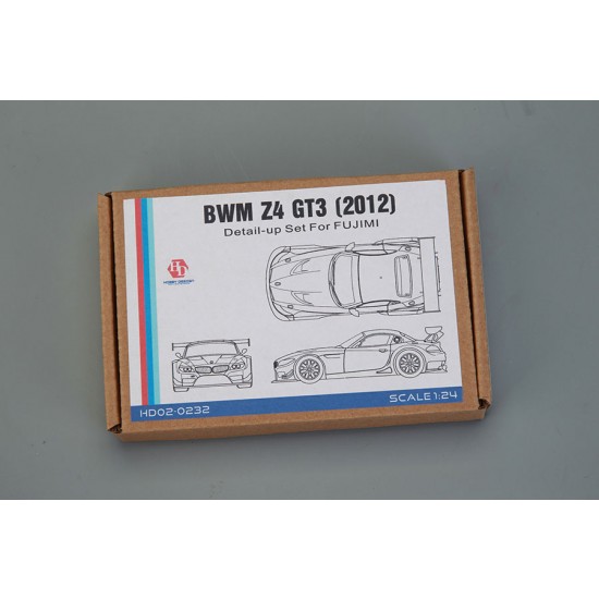 1/24 BMW Z4 GT3 2012 GT Photo-Etched Detail-up set for Fujimi kit (PE+Metal parts)