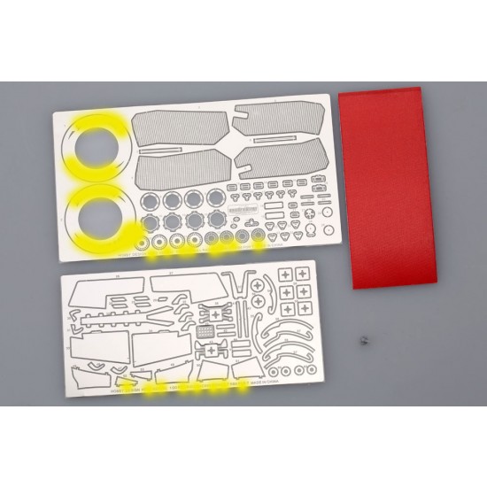 1/20 Red Bull Racing Renault RB6 Detail-up set for Tamiya kit (PE + Resin parts)