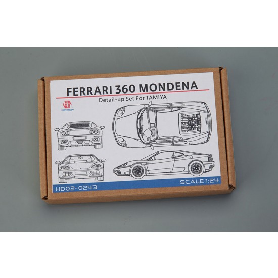 1/24 Ferrari 360 Modena Detail-up Set for Tamiya kit (Photoetch+Resin parts)