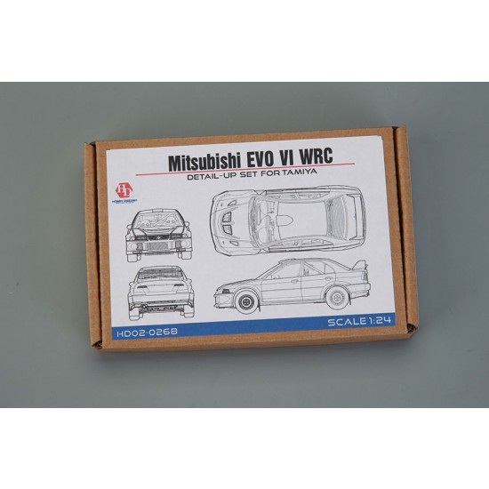 1/24 Mitsubishi Lancer Evolution VI WRC Detail-up Set for Tamiya kit