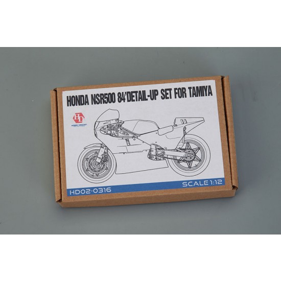 1/12 Honda NSR500 1984 Detail-up Set for Tamiya kit (Resin+PE+Metal Parts)