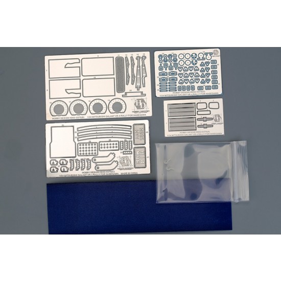 1/24 Mitsubishi I Galant VR-4 Rally Detail-up Set for Hasegawa kit #20288