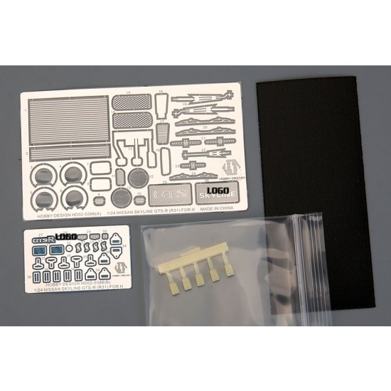 1/24 Nissan Skyline GTS-R (R31) Detail Set for Hasegawa kit #21129