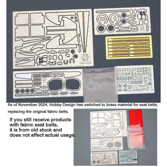 1/24 Toyota Gazoo Racing TS050 Hybrid Detail Set for Tamiya kit #24349