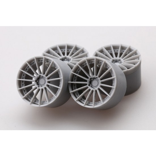 1/24 19inch ADV.1 15M.V2 Wheels (4 Resin Wheels + Metal Air Valves)