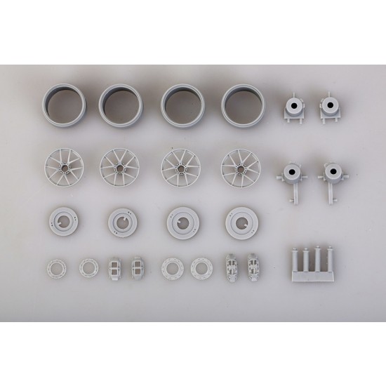 1/24 BMW M3 DTM Brake Systems & Wheels for Revell #07178/#07082 kit (Resin+PE)