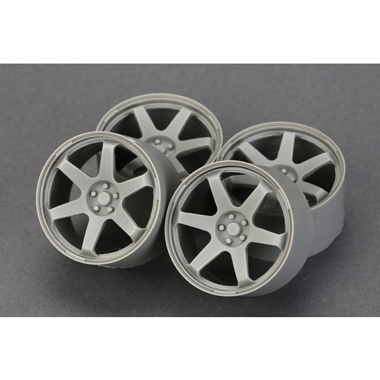 1/18 19inch TE37 Wheels Set (4 Wheel Rims)