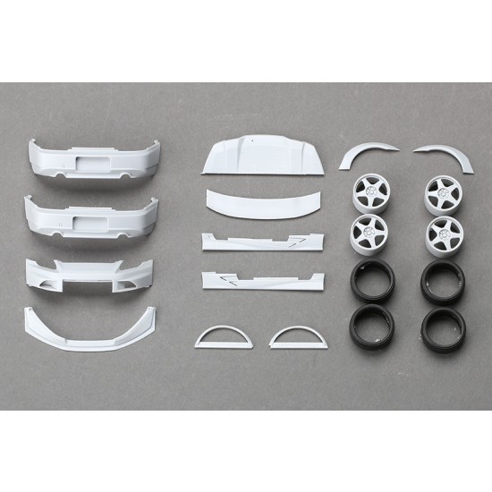 1/24 Voltex Honda S2000 Wide Body Transkit for Tamiya kit (Resin+PE)