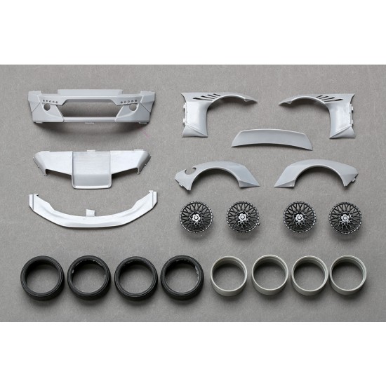 1/24 RB Nissan 350Z Wide Body Transkit for 350Z Plastic Models kit (Resin+PE)