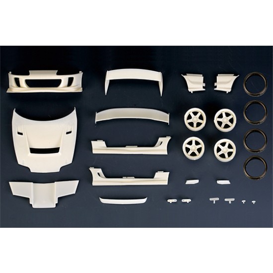 1/24 Toyota Supra Wide Body Transkit for Tamiya kit (Resin+PE)