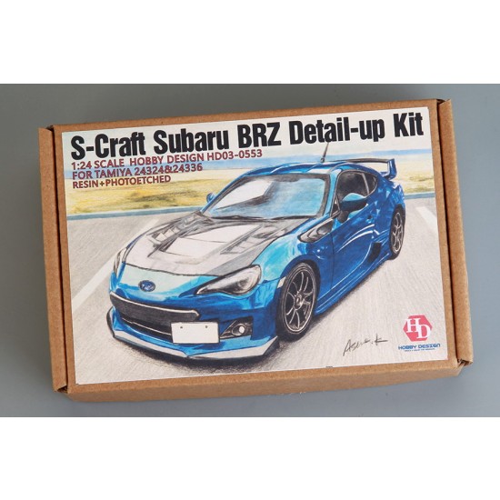 1/24 S-Craft Subaru BRZ Detail set for Tamiya kits #24324/24336