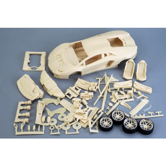 1/24 LB-Works Aventador 2.0 (Gulf) Full Detail Kit