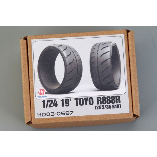 1/24 19' Toyo R888R (265/35 R19) Tyres