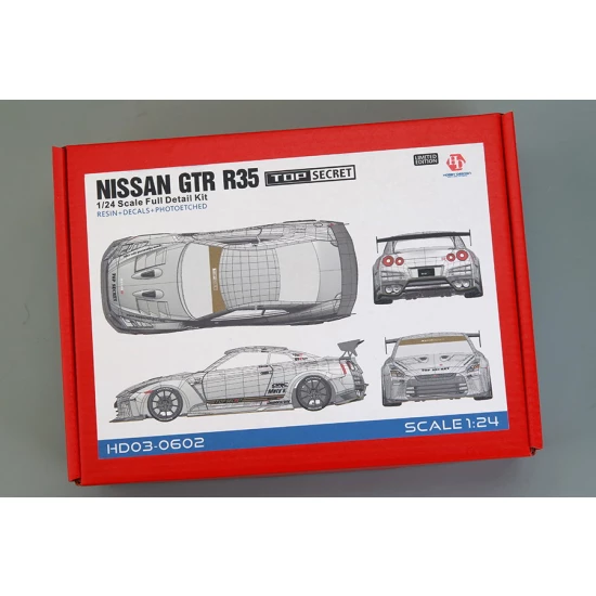 1/24 Nissan GTR R35 TOP SECRET Full Detail Kit