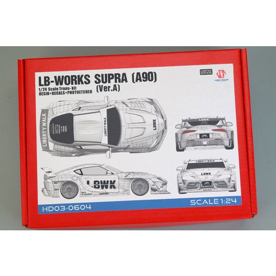 1/24 LB-Works Supra (A90) Ver.A Full Detail Kit