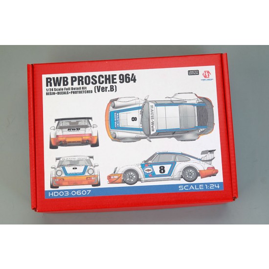 1/24 RWB Porsche 964 Ver.B Full Detail Kit
