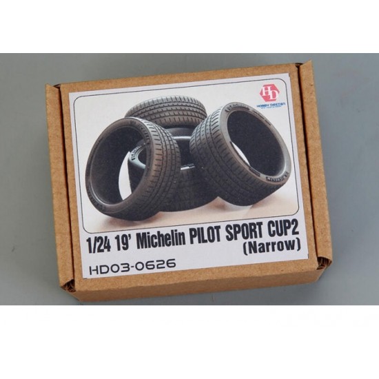 1/24 19' Michelin Pilot Sport Cup 2 Tyres #Narrow