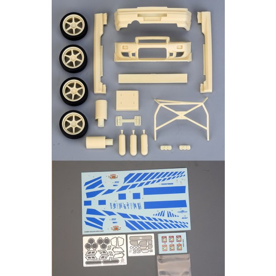 1/24 Nissan (Cwest) R34 Detail-up Parts For Tamiya kit #24210