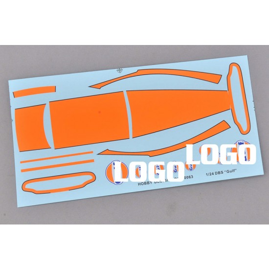 1/24 Aston Martin DBS "Gulf" Decals