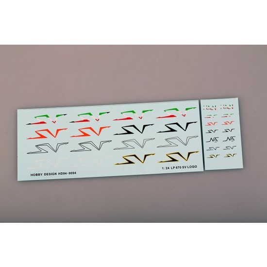 1/24 LP670 SV Logo Decals