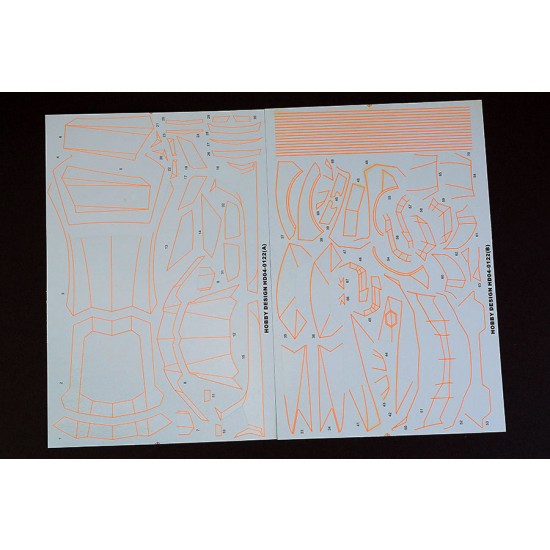 1/24 Lamborghini LP700 Wide "Lines of Burst" Collection Decals for Hobby Design #03-0360