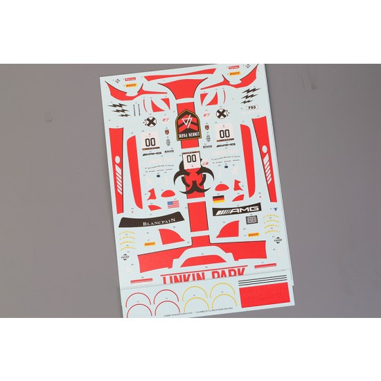 1/24 AMG GT3 Linkin Park Racing Decals for Tamiya kits